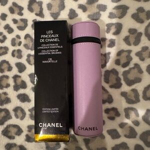CHANEL Lavender Brush Set with Case